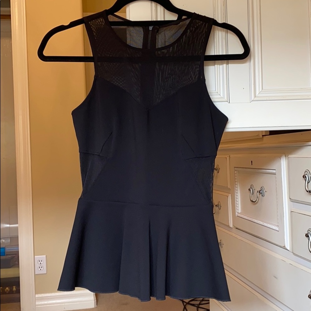 Intermix Black Pendulum Top